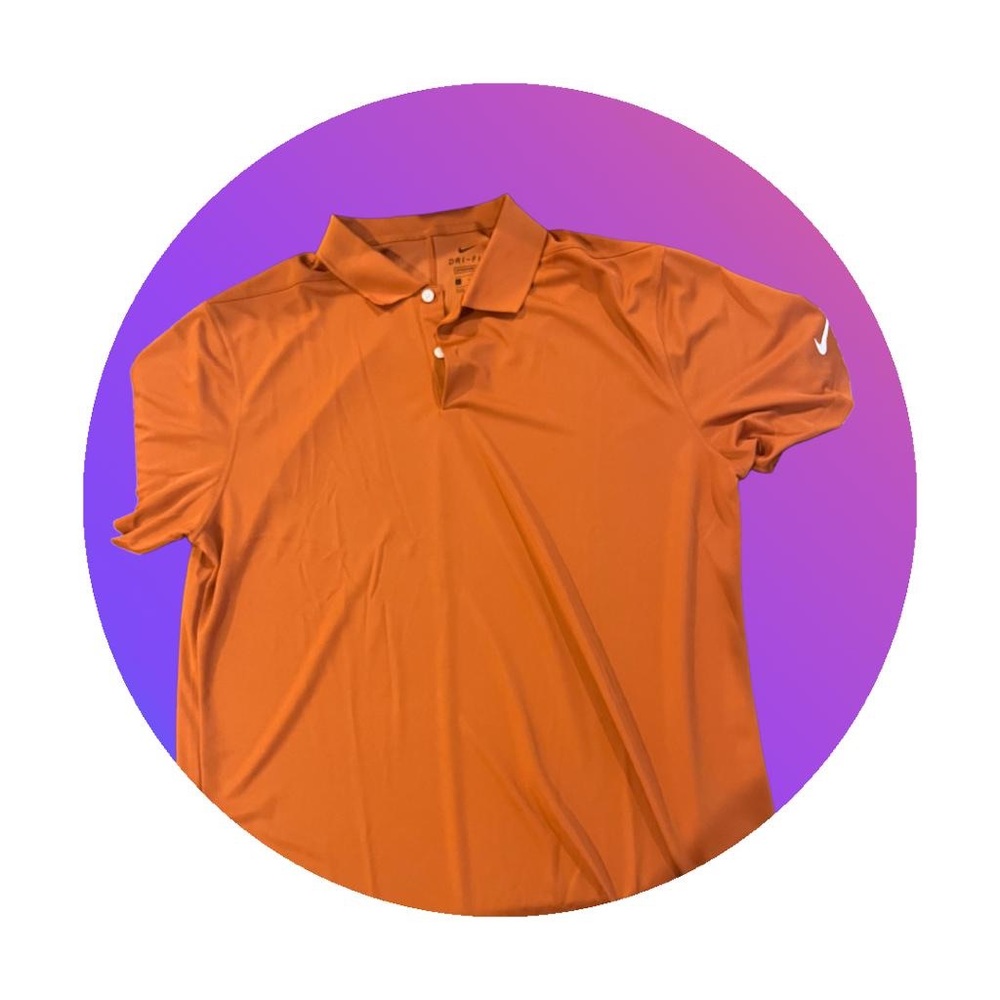 Nike Dri-fit Burnt Orange Polo